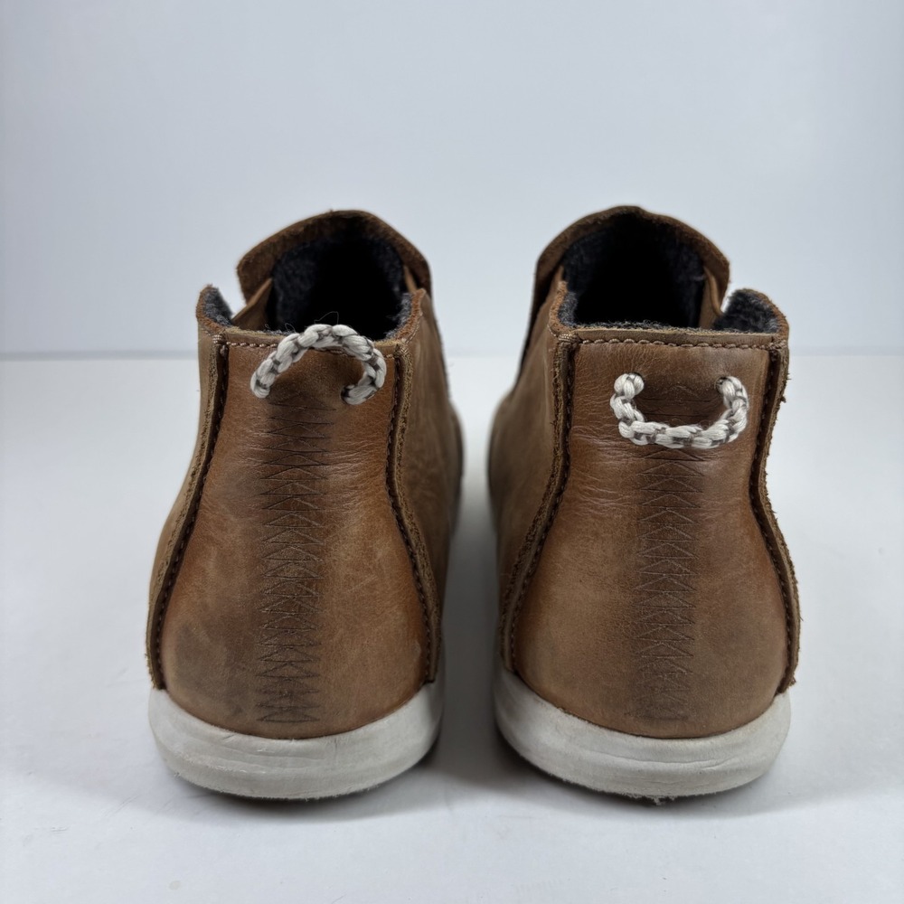 OluKai Women's Tan Suede Slip-On Winter Boots - Picture 5 of 16